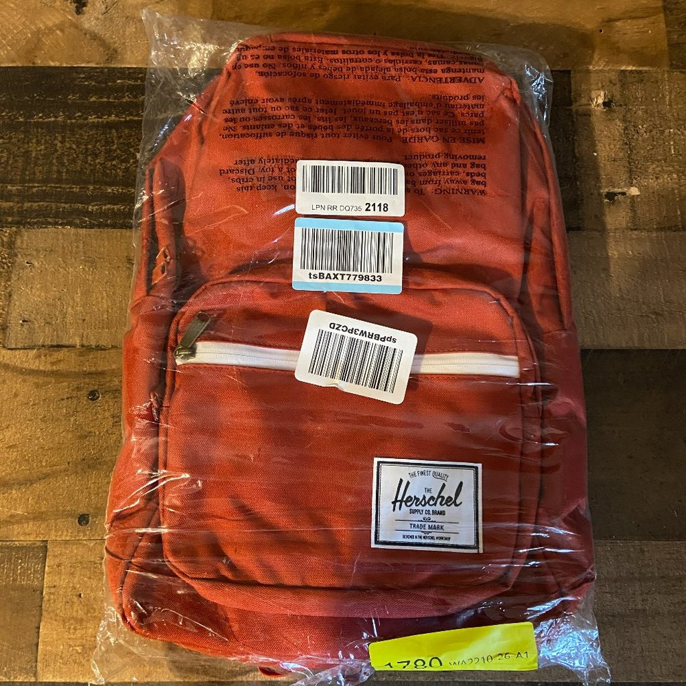 Herschel Supply Company Pop Quiz Red Backpack NEW